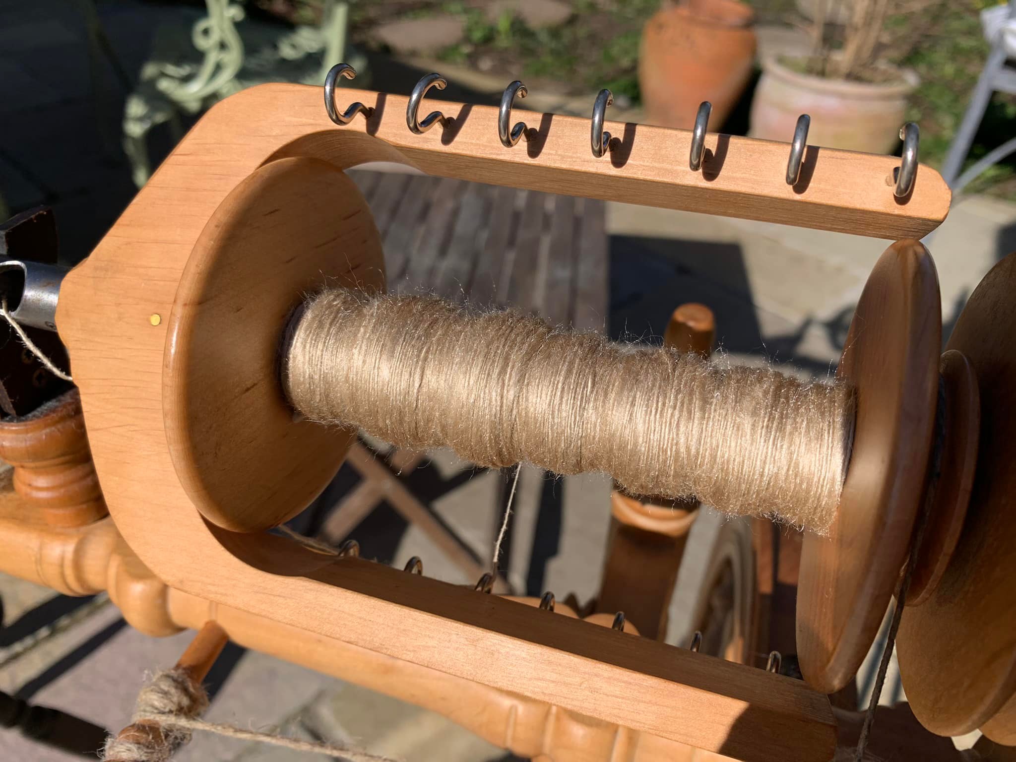 comb plant fiber spin Single Row Wool Combs Our Super Fine Combs are made with thinner pins than the rest of our combs and have 3 rows instead of the standard double row Combing Wool: Static Control |