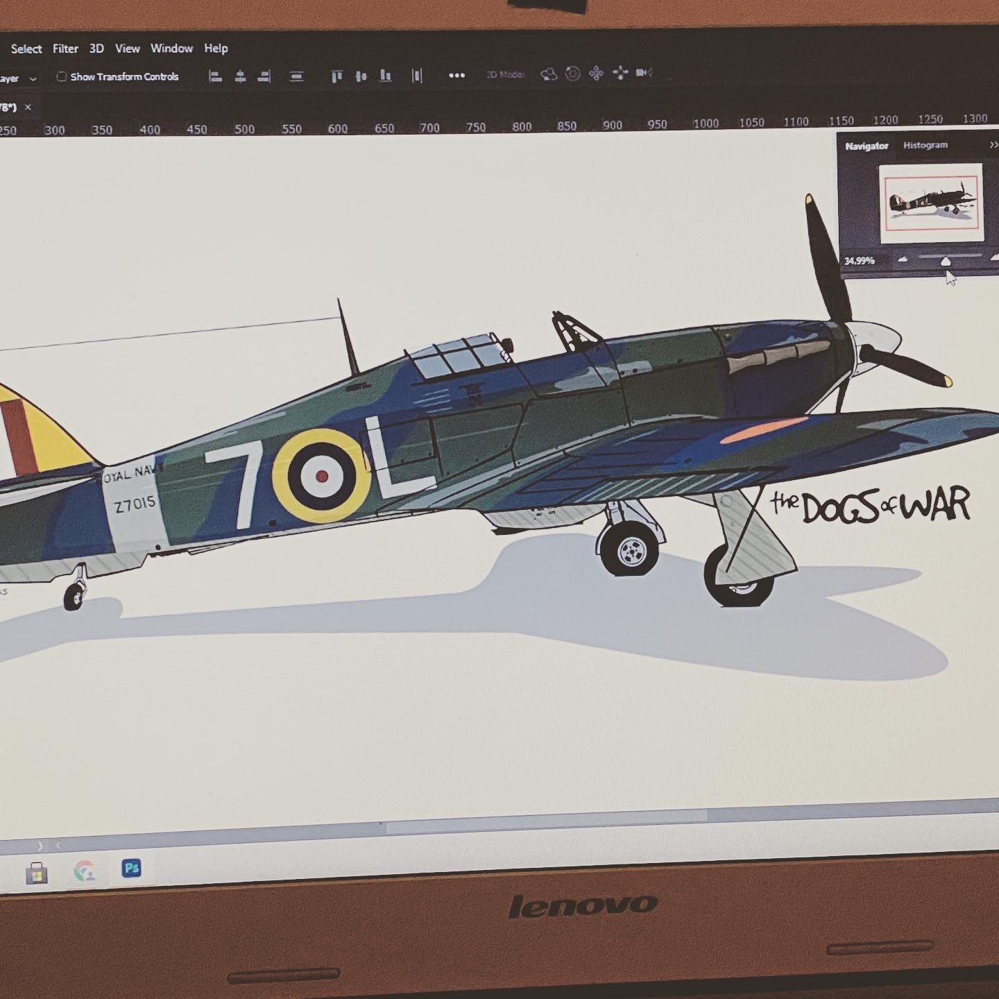 Siegeworks - This Sea Hurricane illustration has been...