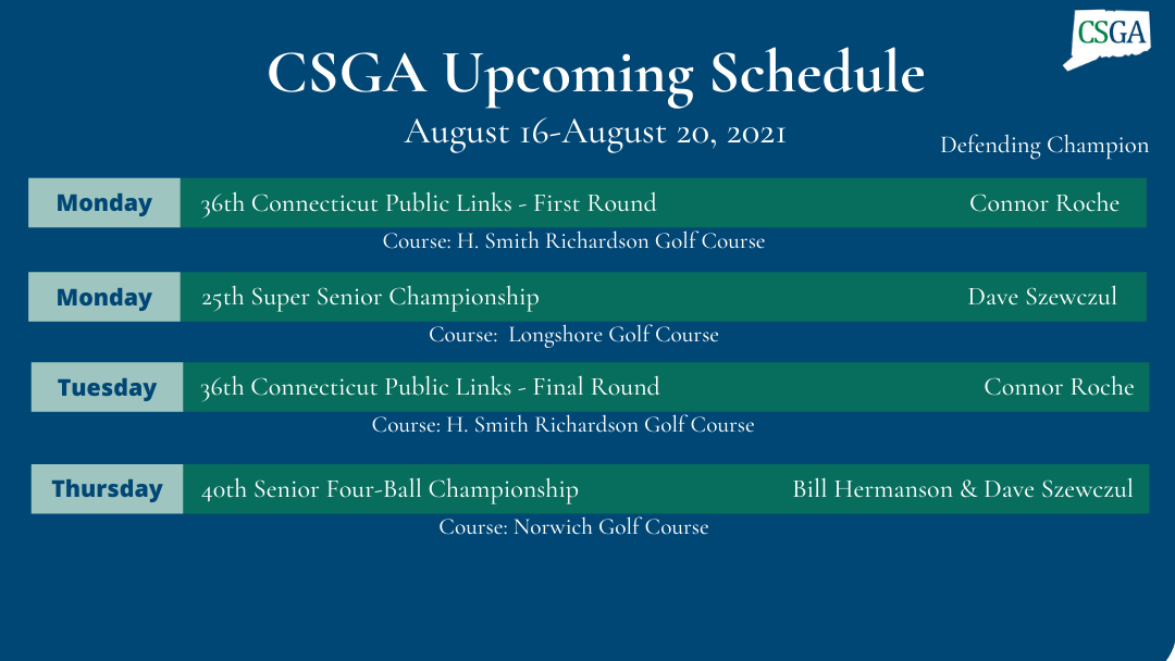 As we head into the... - Connecticut State Golf Association