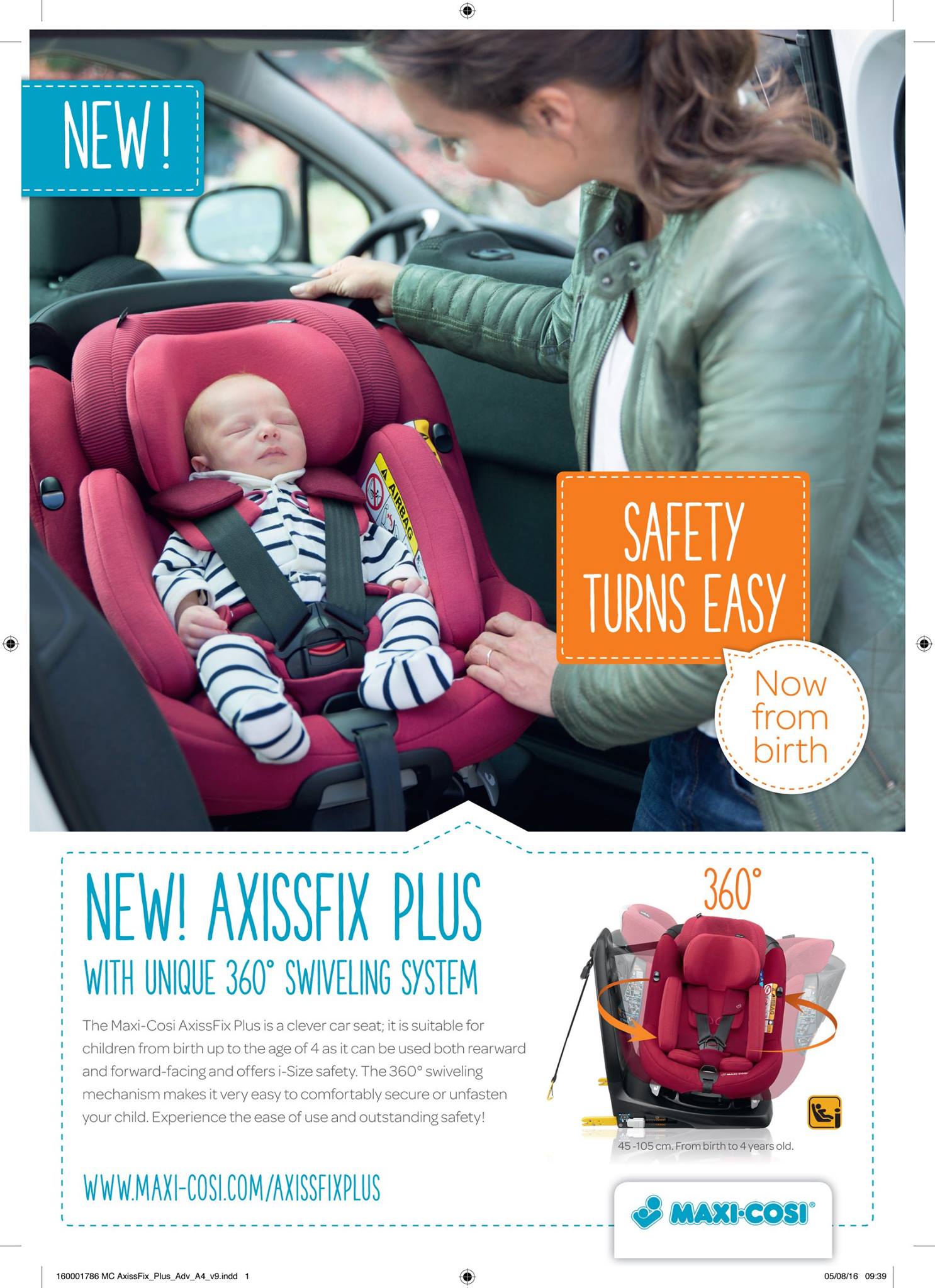 The Maxi-Cosi South Africa AxissFix Plus is a baby & toddler car