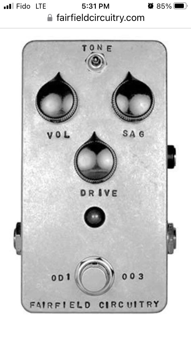 Fairfield Barbershop overdrive pedal review for Fender Twin Reverb