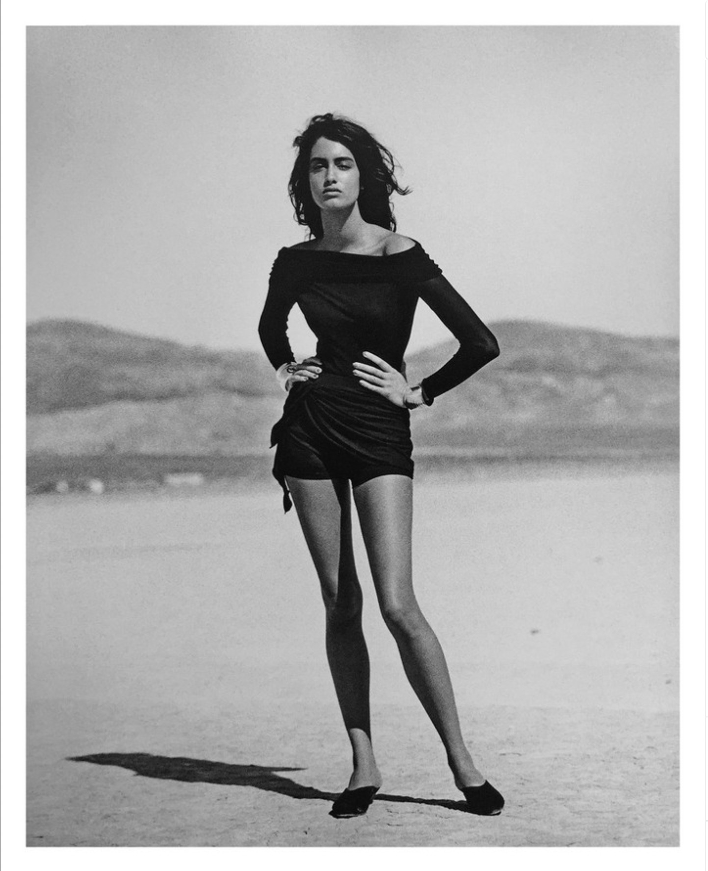 yasmeen ghauri black dress Mohavian Desert California She is Yasmeen. If you see her say hello. Say that I still remember her when we shot this in the chilly desert where there was a yasmeen ghauri black Women's Pink and Black Longsleeve_C Color:Dark Grey Charcoal