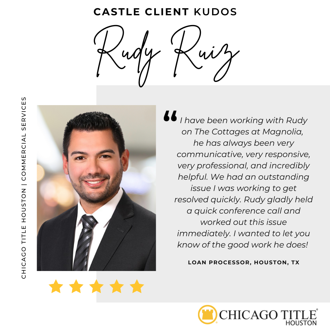 Chicago - Congratulations to Rudy Ruiz at our Commercial Services ...