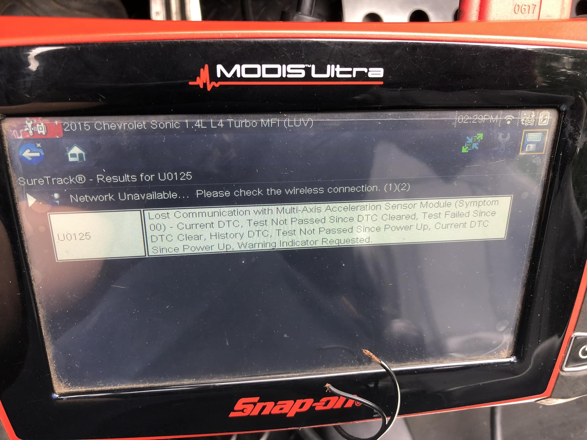 Sonic paint code U636R requirements