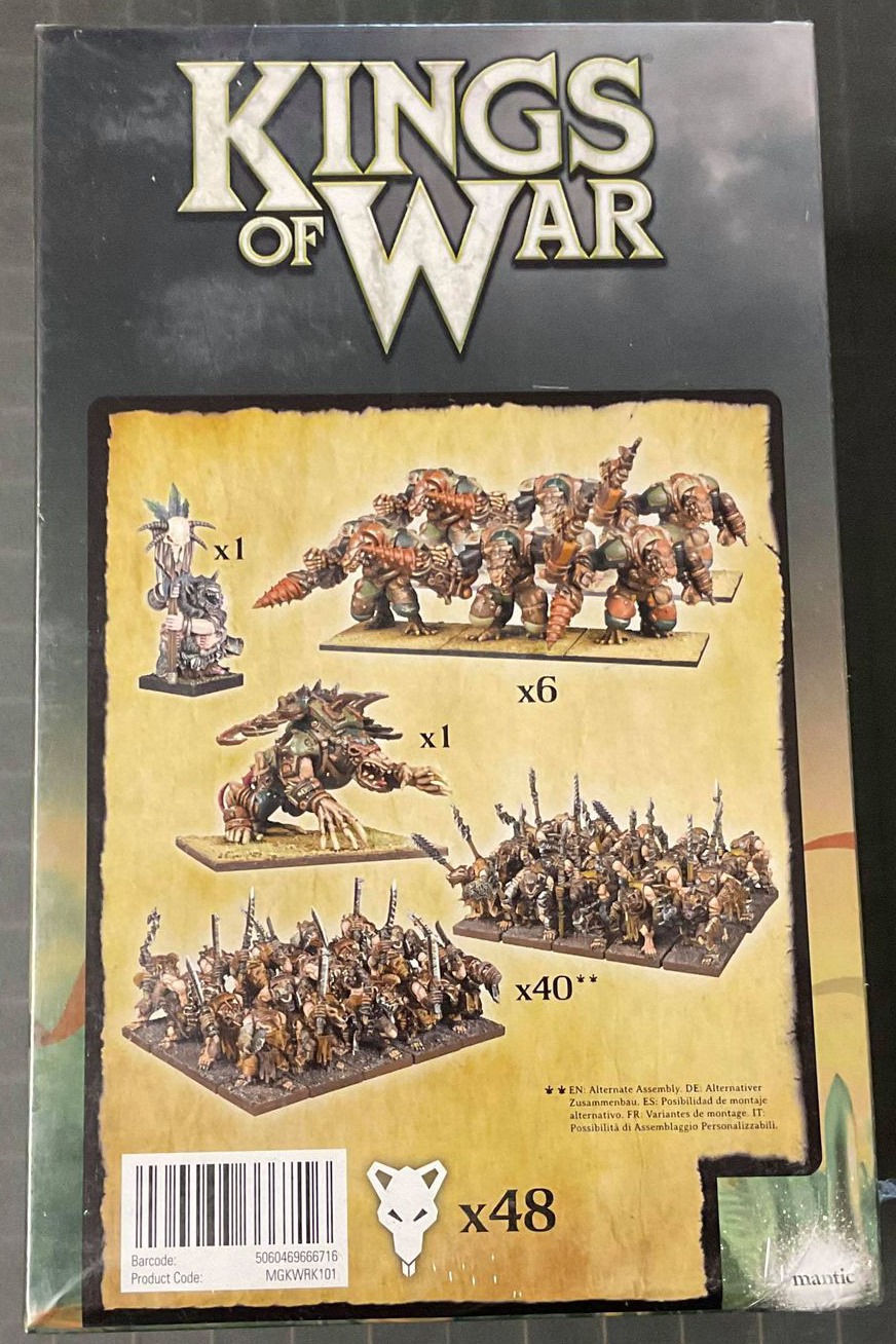 Kings Of War: Ratkin - Scudku-Z’luk, Demonspawn Of Diew – Miniature Nuove