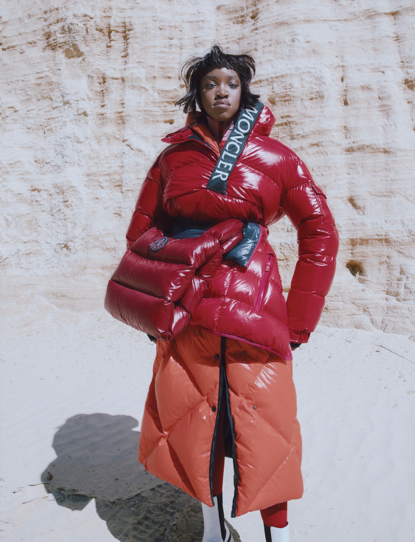 Kristin-Lee Moolman transports Moncler to unfamiliar territory in