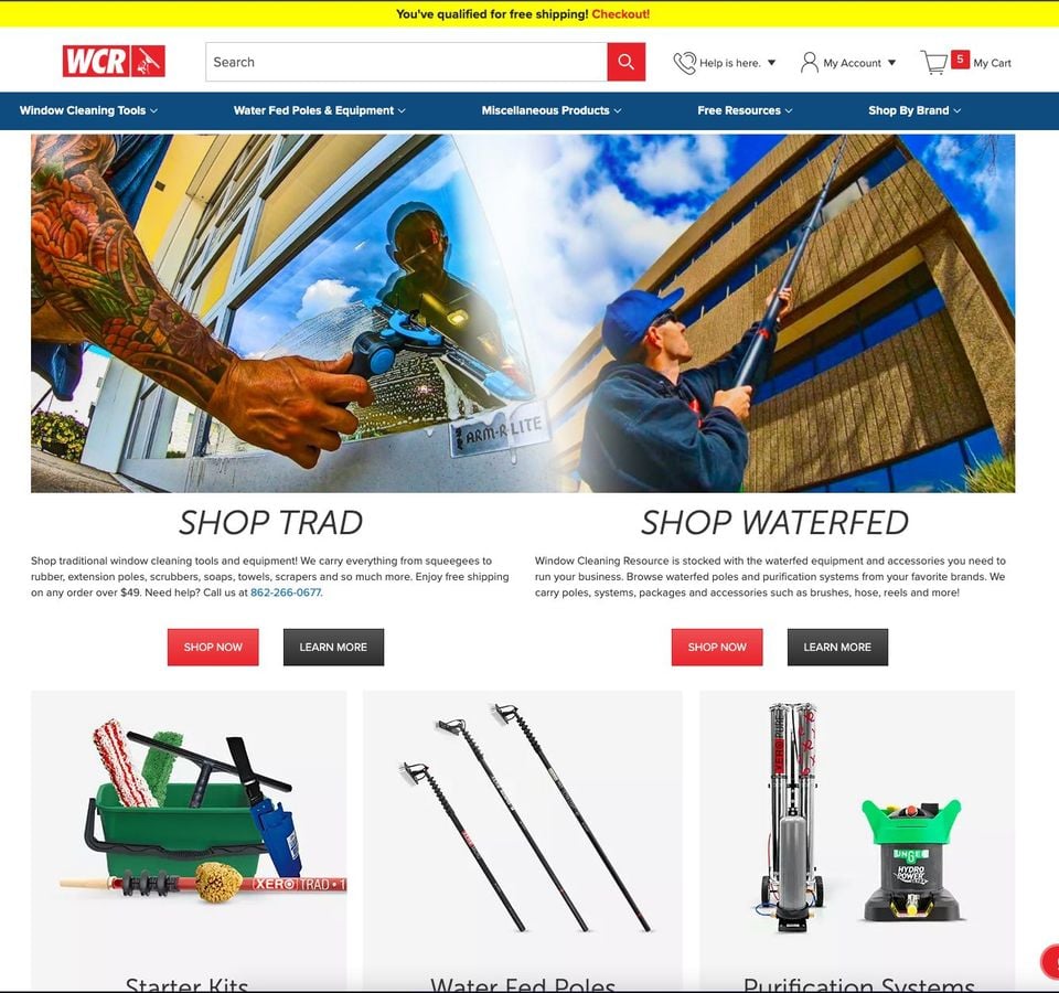 New homepage redesign just... - Window Cleaning Resource