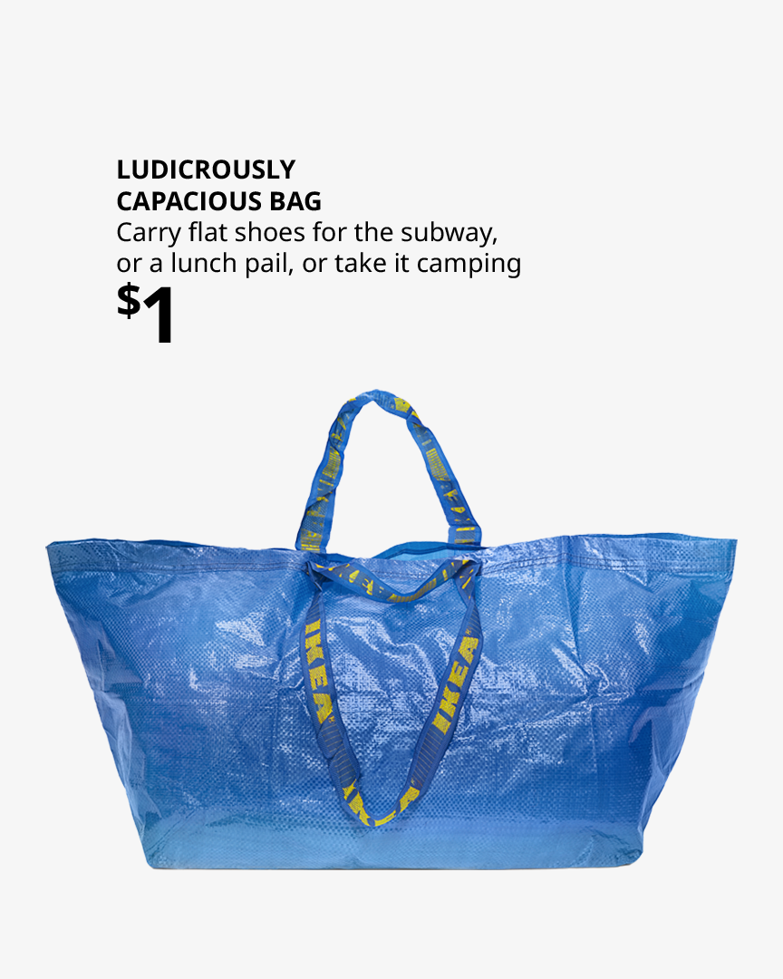 IKEA - The original ludicrously capacious bag, that's good... | Facebook