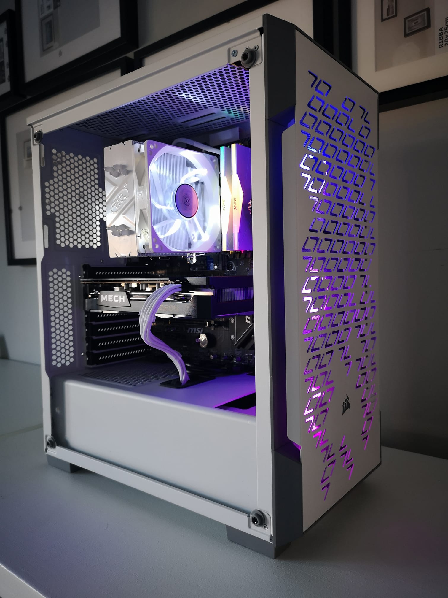 Ryzen 7 5700x pc build with rx 6600