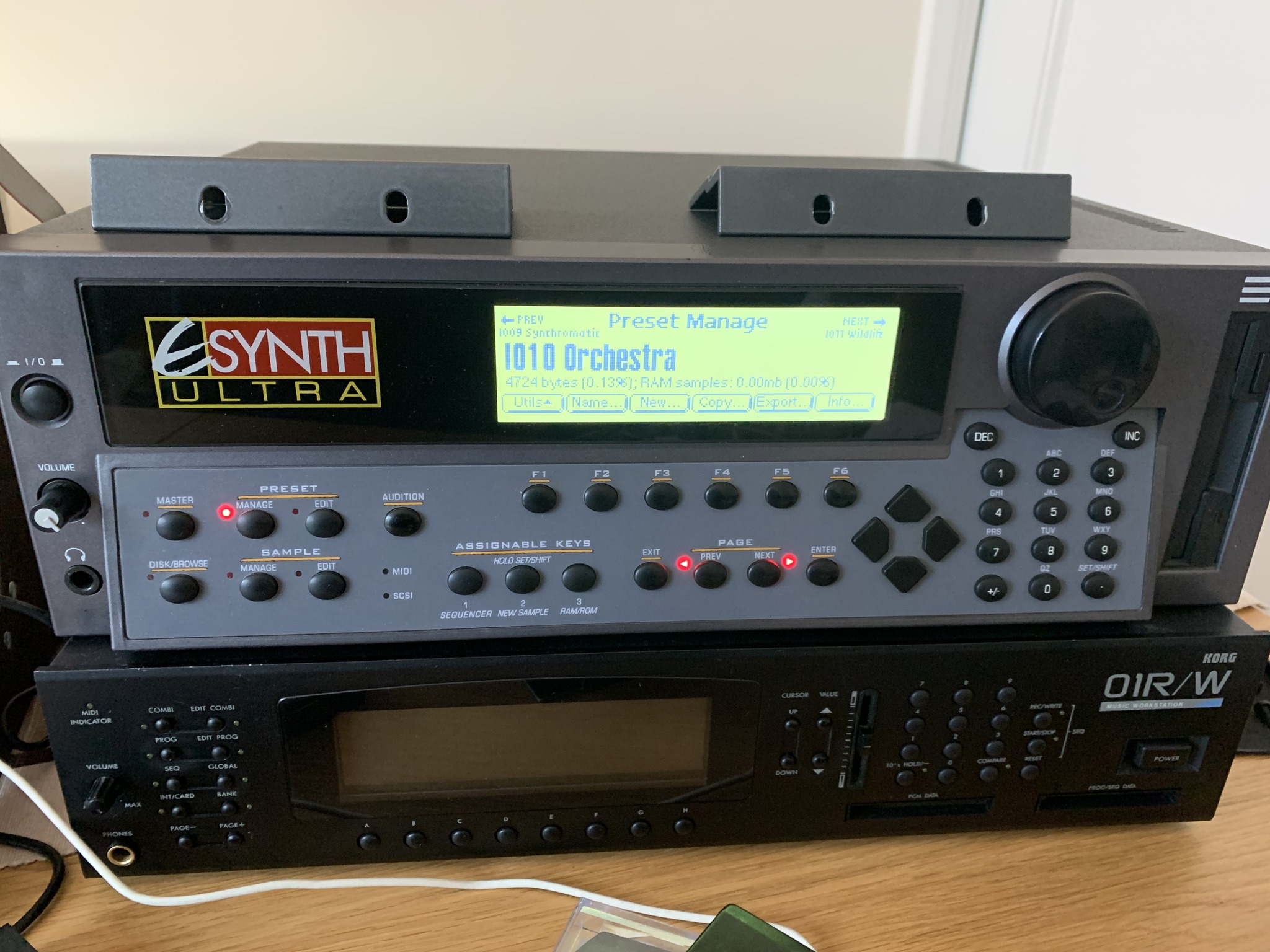 What is the value of an E-Synth Ultra e4xt with added ROM sounds?