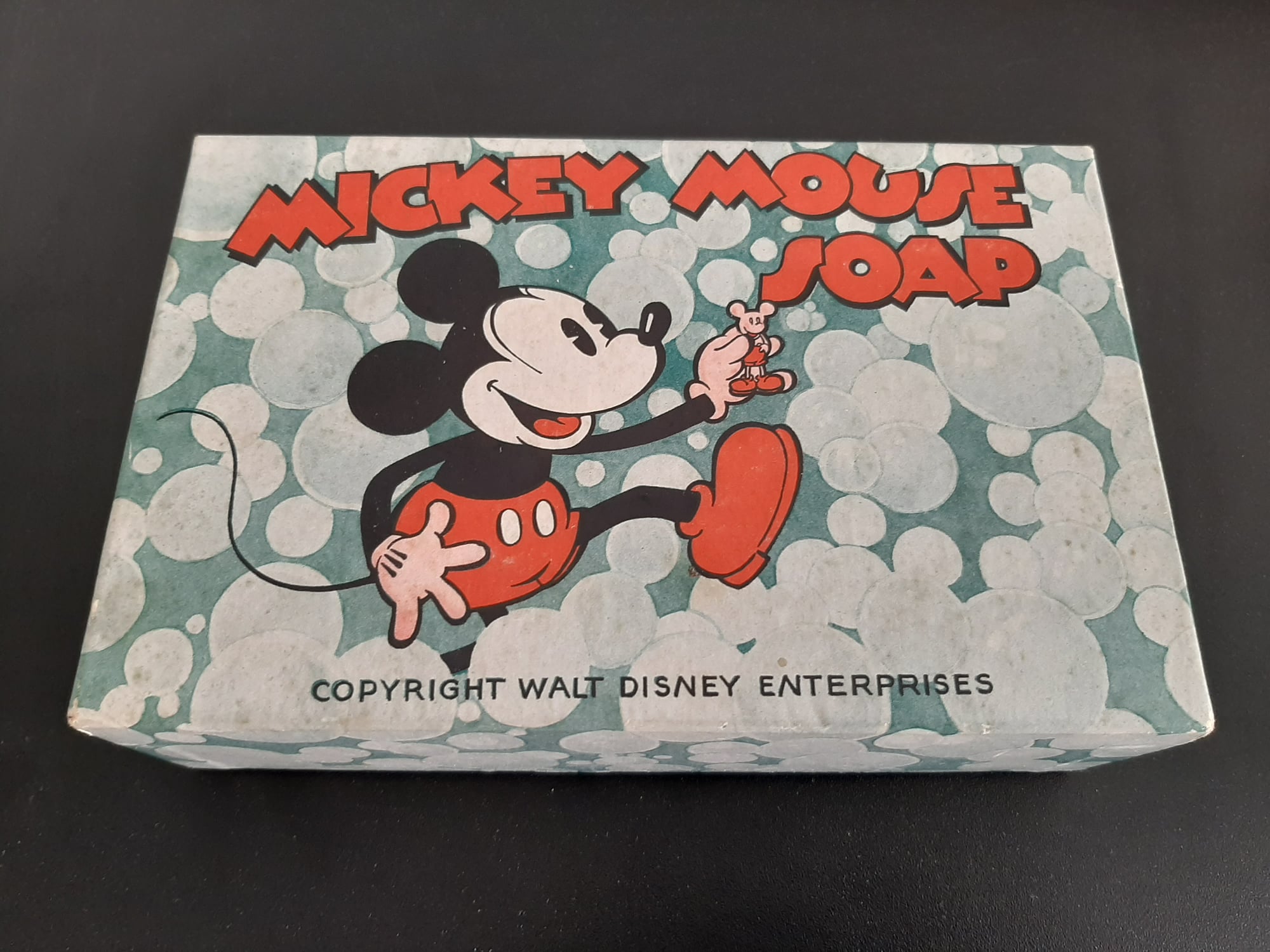 Vintage Disney Mickey Mouse soap figure