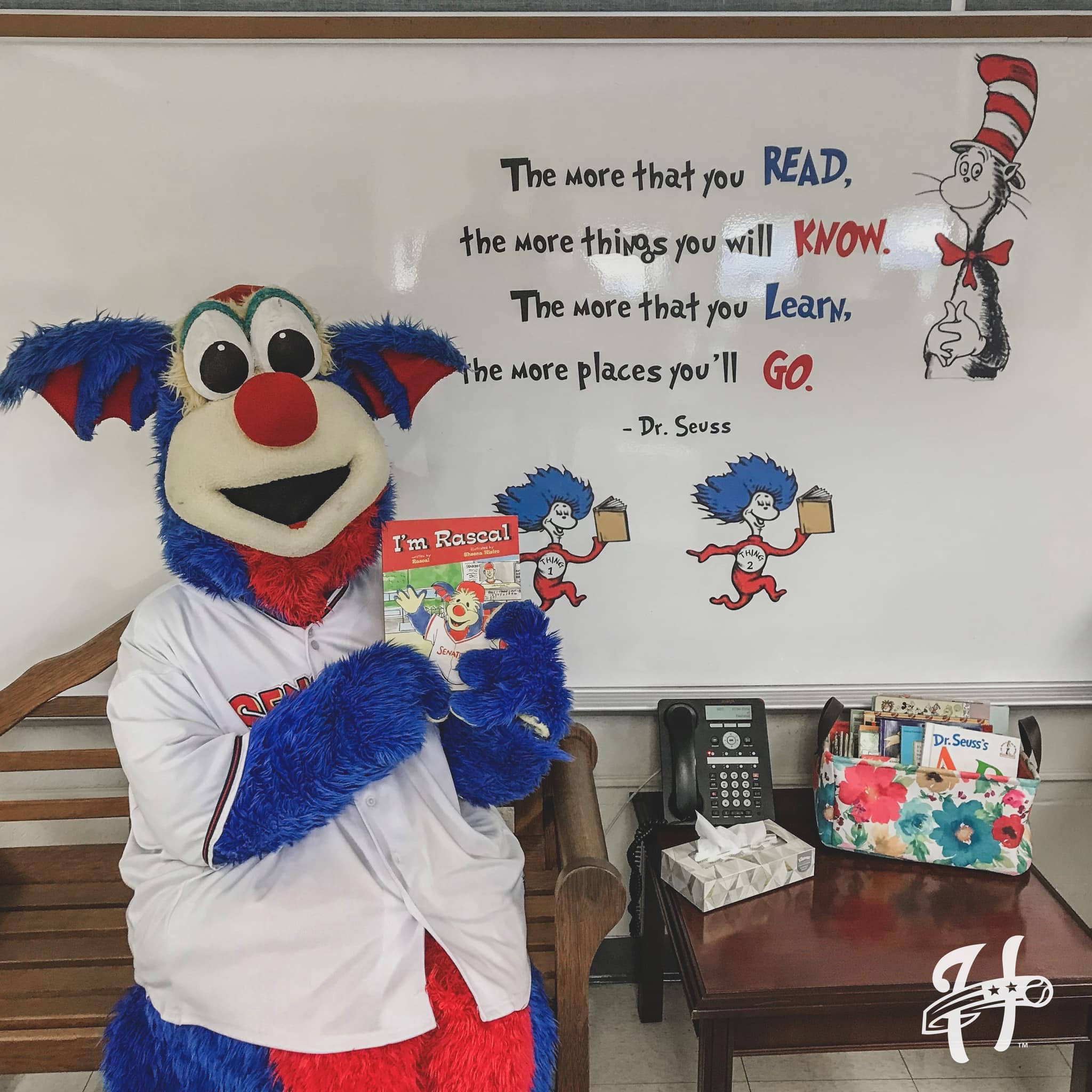 Rascal has been busy visiting... - Harrisburg Senators | Facebook