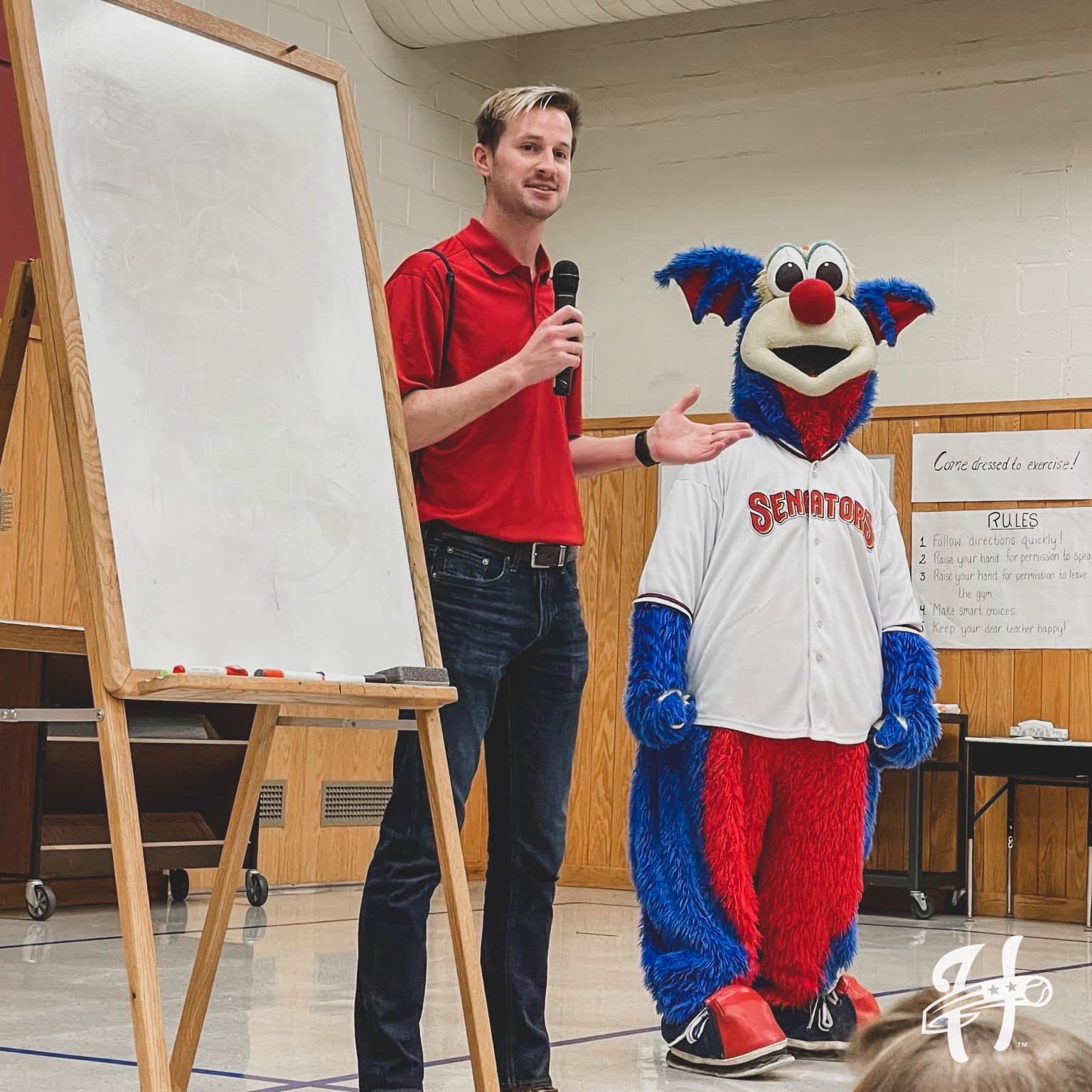 Rascal has been busy visiting... - Harrisburg Senators | Facebook