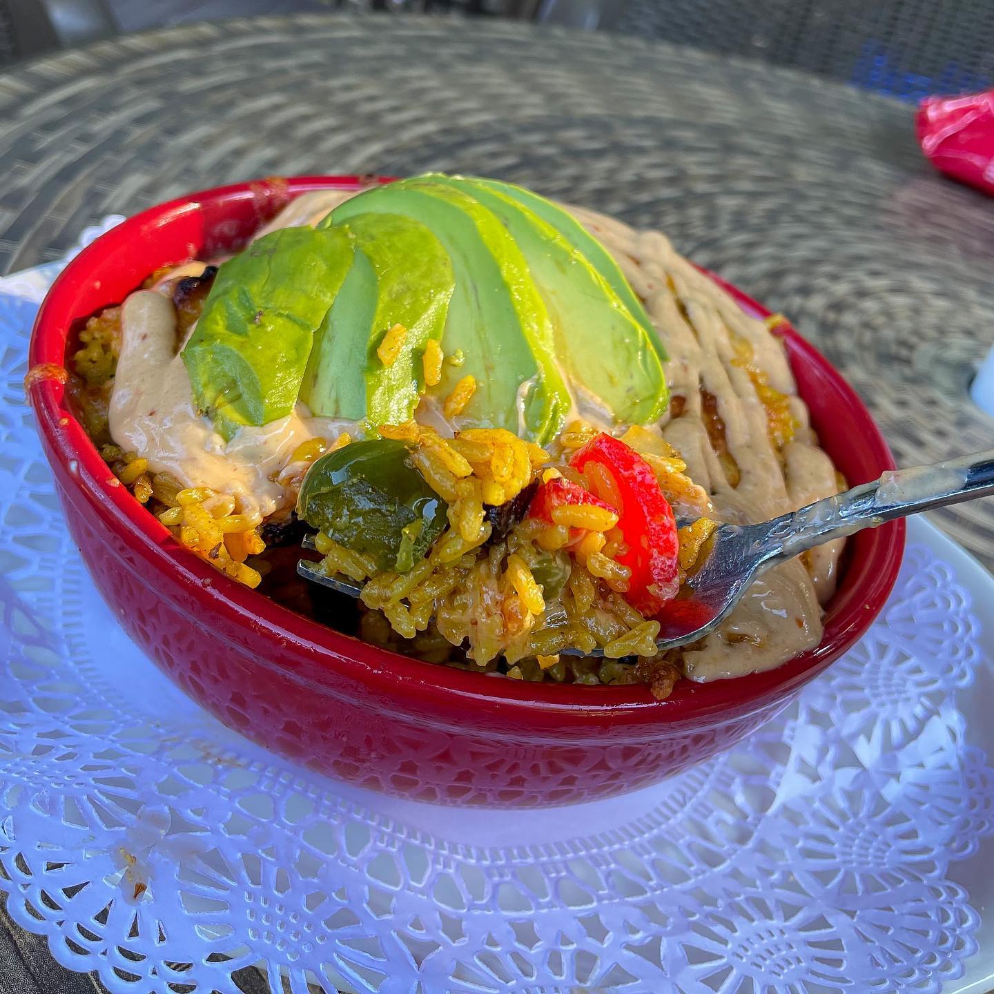 🤤 THE VEGGIE RICE BOWL 💥... - Valhalla Crossing Restaurant