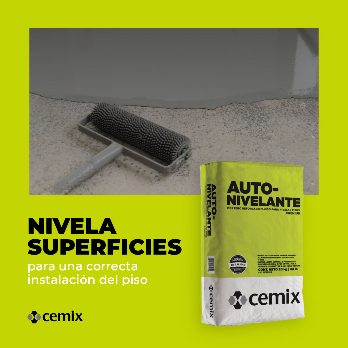 Cemix Saint-Gobain - Con CEMIX Autonivelante puedes nivelar pisos o ...
