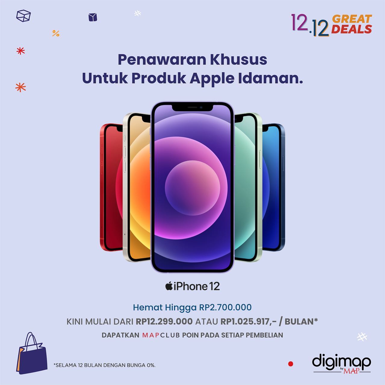 Digimap Apple Premium Reseller - Digimap 12.12 Great Deals! Hemat ...