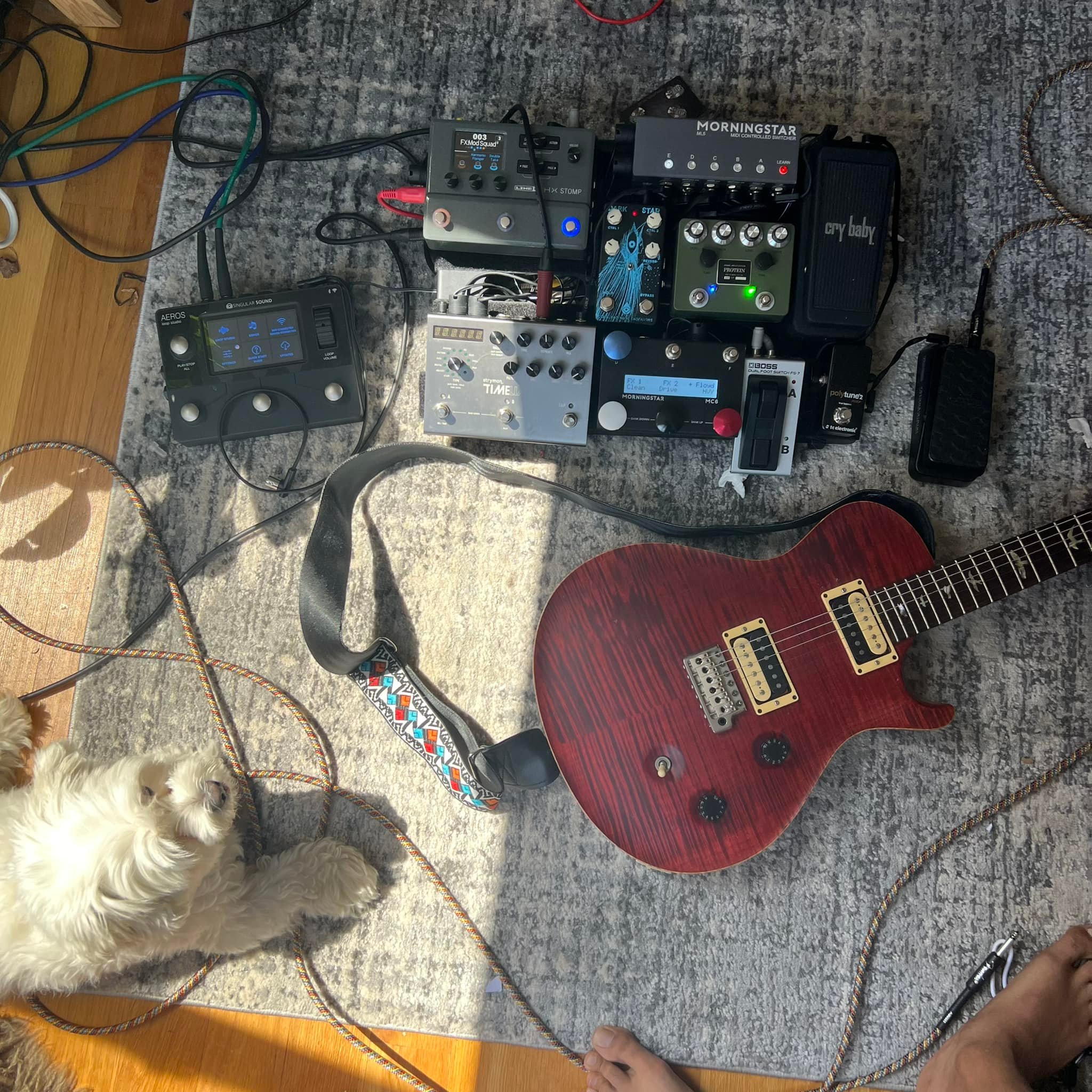 Simplifying pedalboard with MC6 and ML5