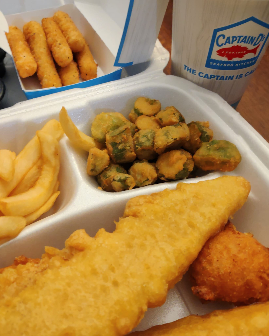 Captain - Sandy is reeling in the flavor with this tasty seafood trio ...