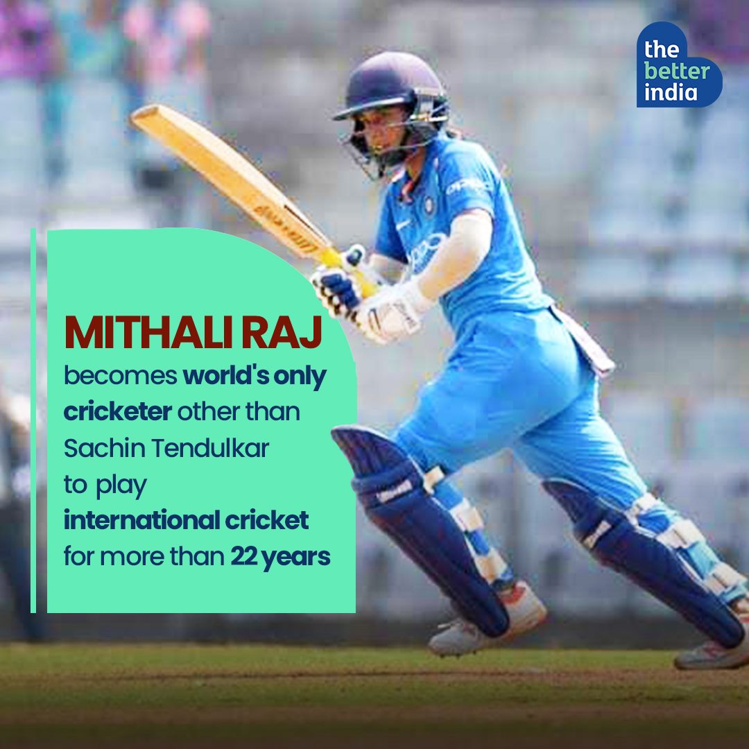 TheBetterIndia - 22 Years of Mithali Raj: She is now the... | Facebook