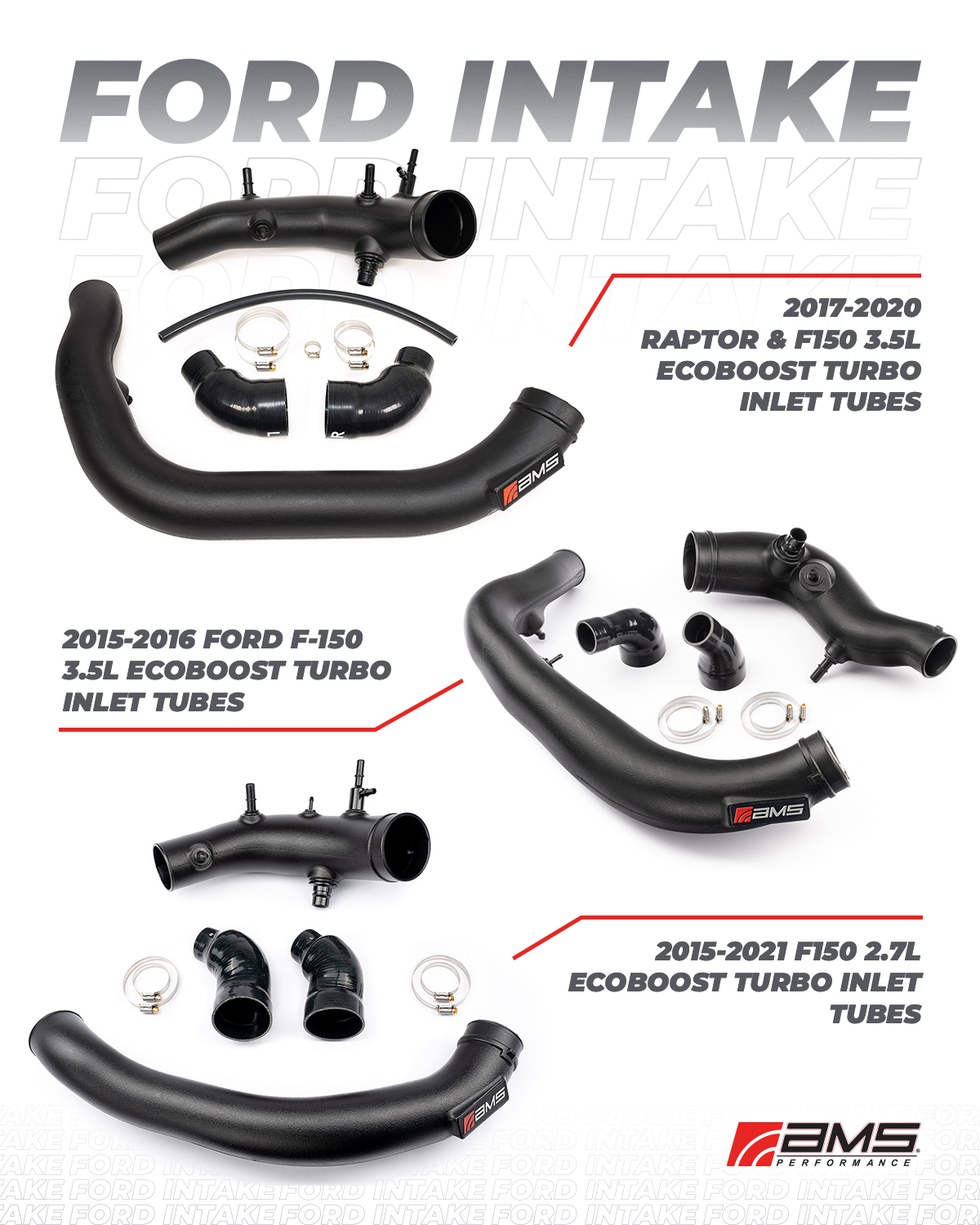 AMS Performance - 🤩 Ford F-150 Ecoboost AMS Inlet Lineup 🤩...