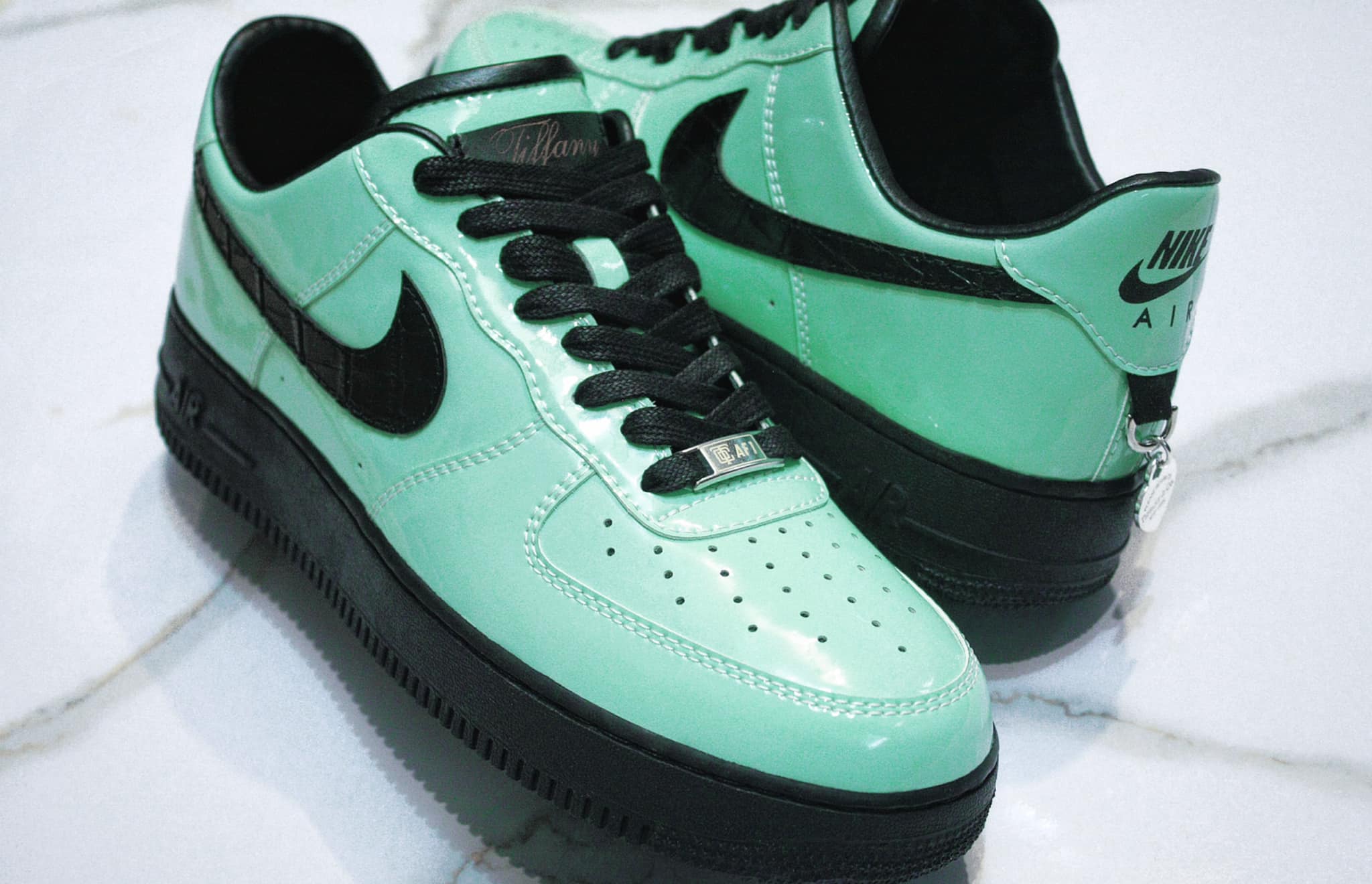 Forget breakfast-we want Air Force 1s. The Nike/Tiffany Air Force 