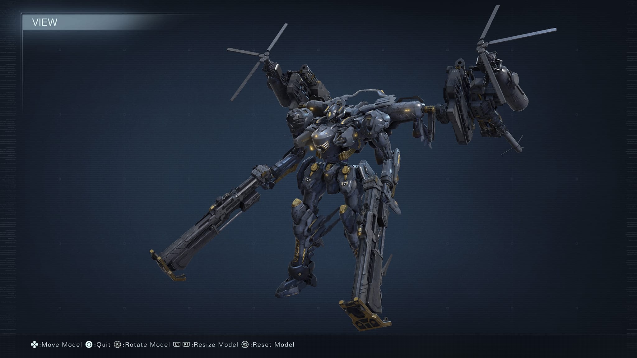 Armored Core custom design inspired by military aircraft
