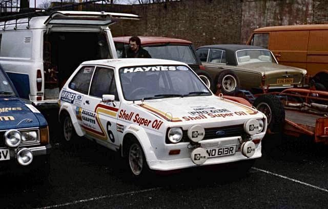 Autocollant Ford Fiesta MK1 – R. Clark Welsh Rally 1979 20th – Neuf Décoration Voiture