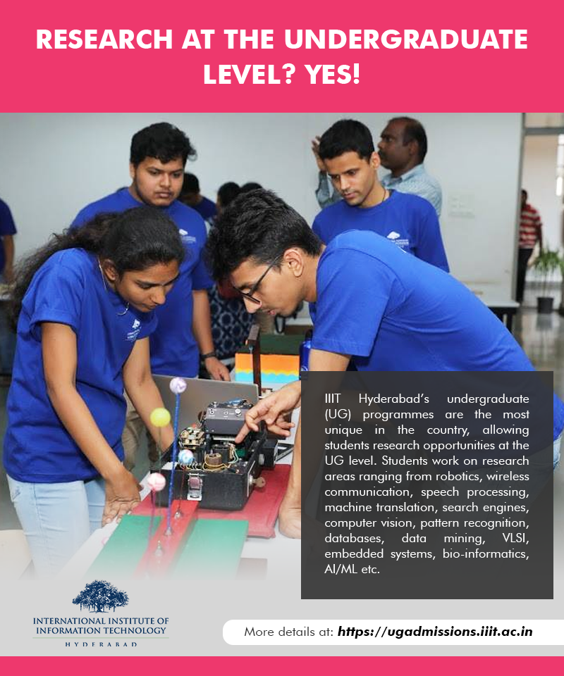 IIIT Hyderabad - For more information on admissions to IIITH's ...