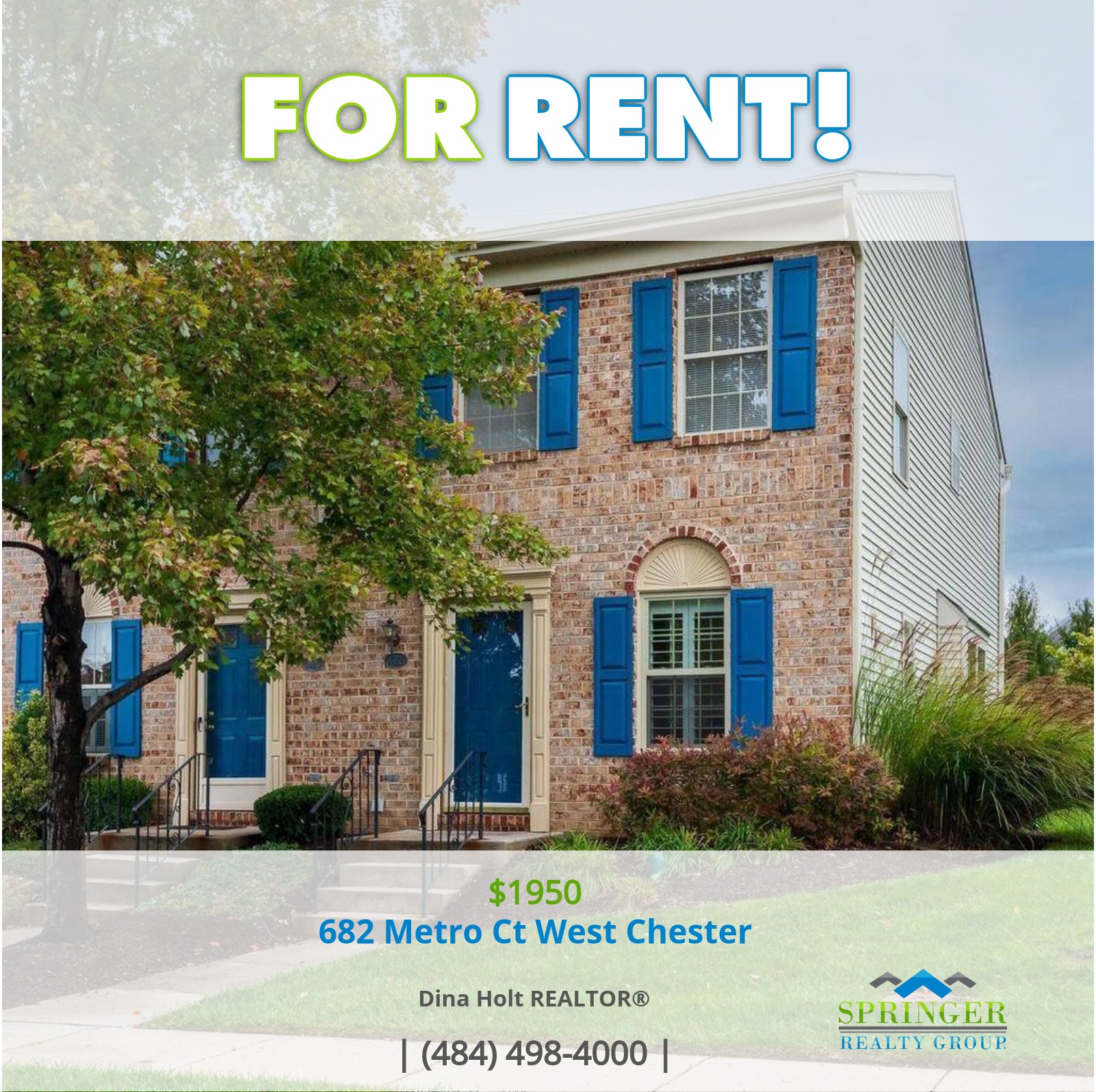 FOR RENT: 682 Metro Ct West... - Springer Realty Group | Facebook