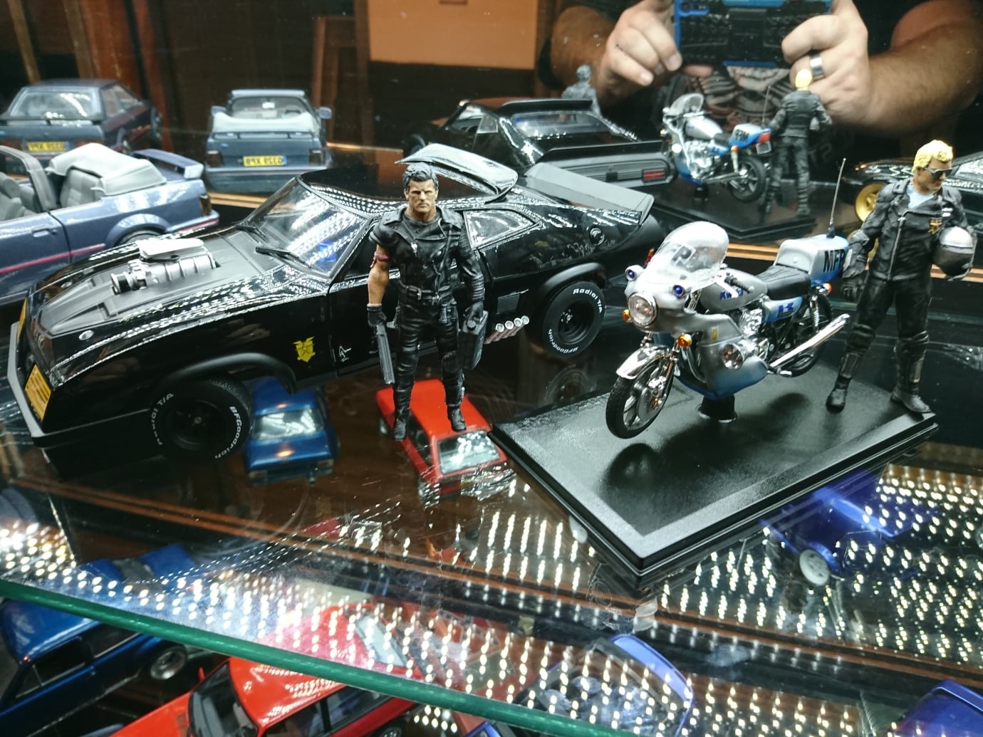 1:18 RAD ACE Goose Kwaka Z1000 Police Bike Mad Max Custom 