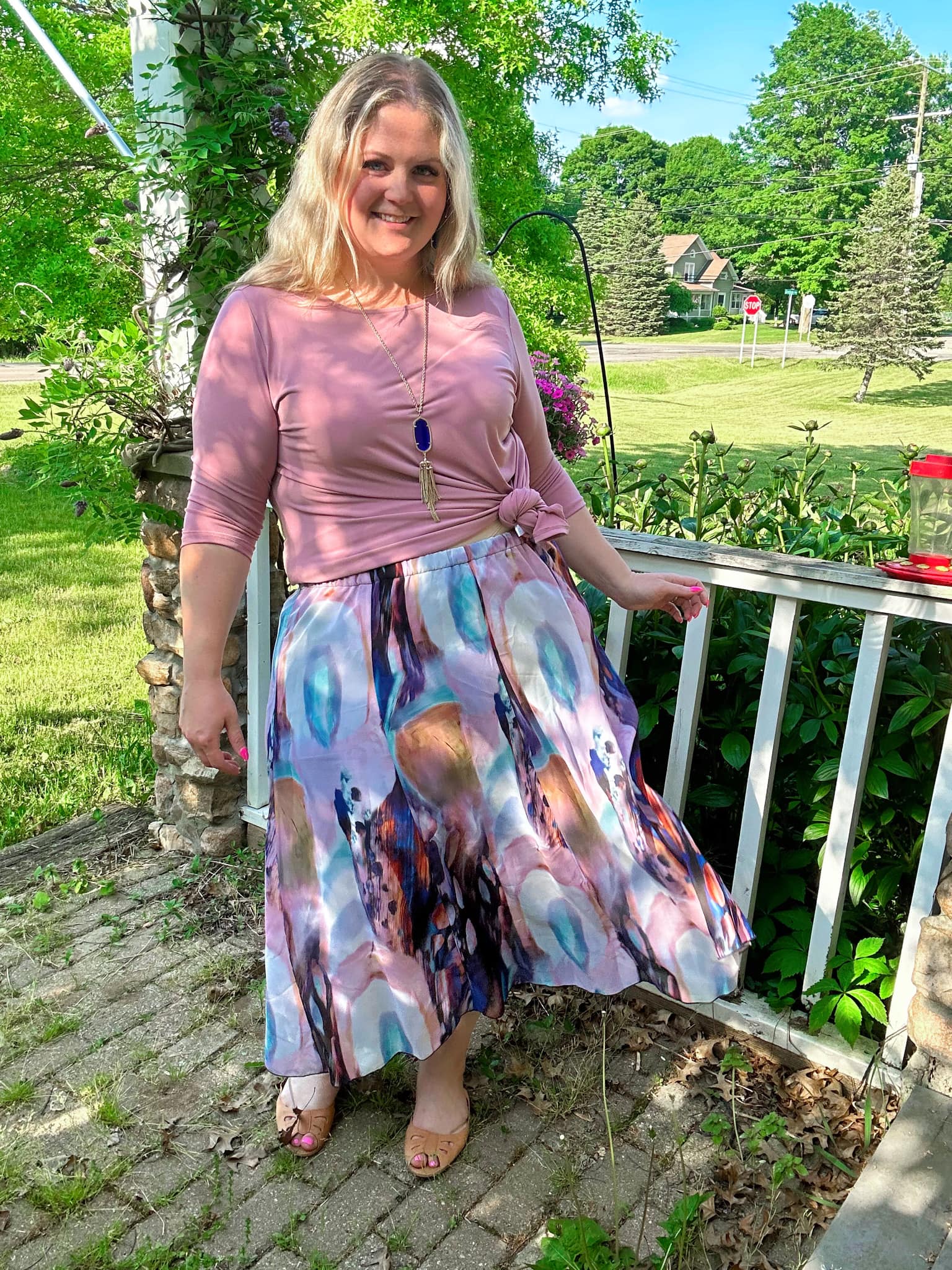 Printmaxxing, obviously 💖 Featuring the Pink Maya Top & Naomi Skirt.