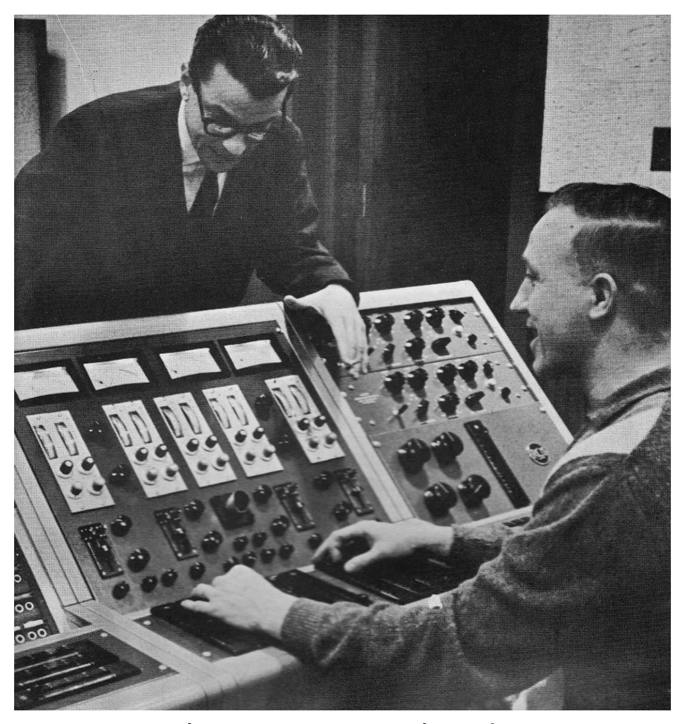 RCA Victor's audio team in 1964 NYC studio