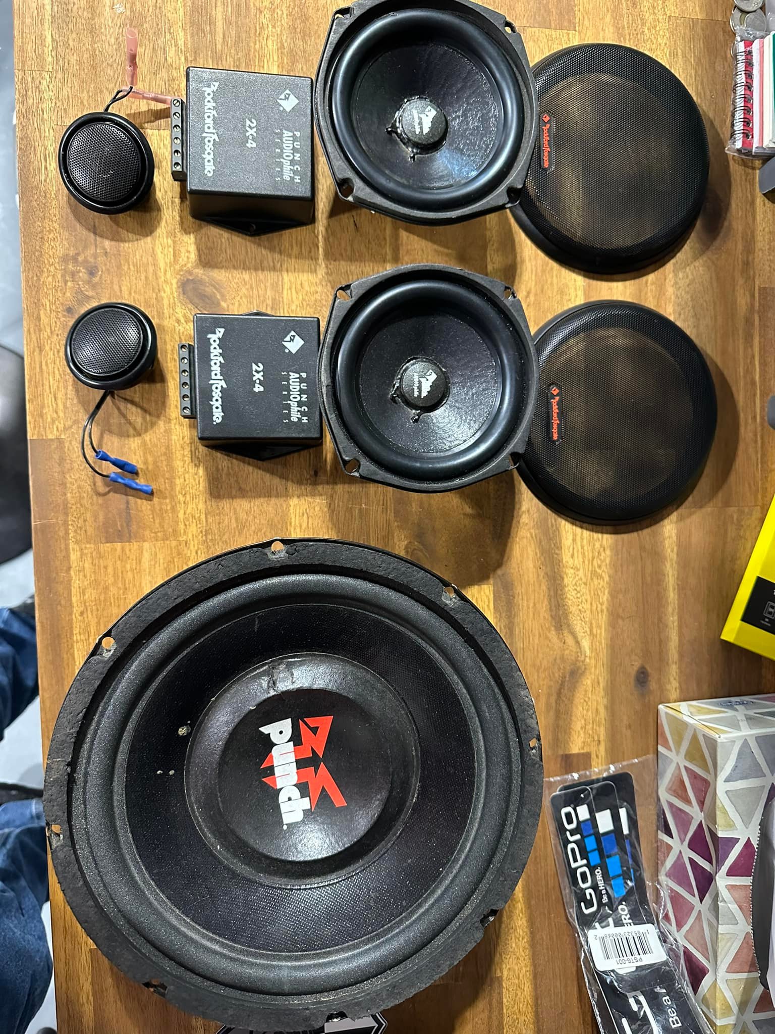 Rockford Fosgate Punch 200ix and audio control parts found