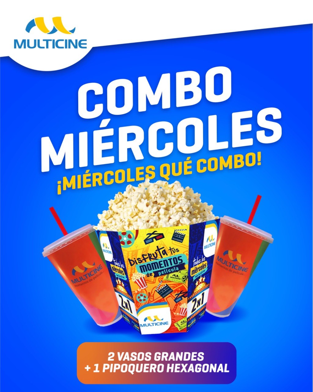 Multicine Bolivia - ¡Todos los #Miércoles2x1 disfruta este combo ...