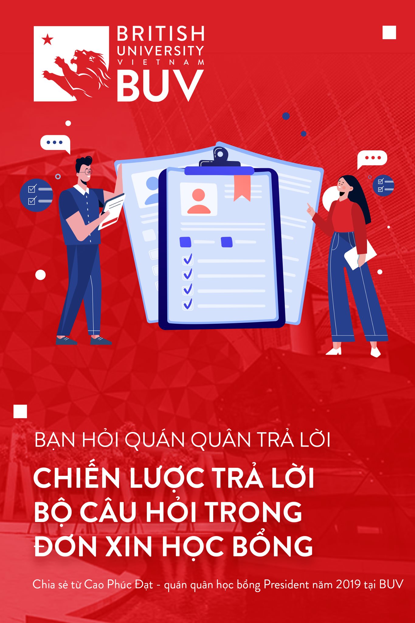 [Bạn hỏi, Quán quân trả... - British University Vietnam - BUV