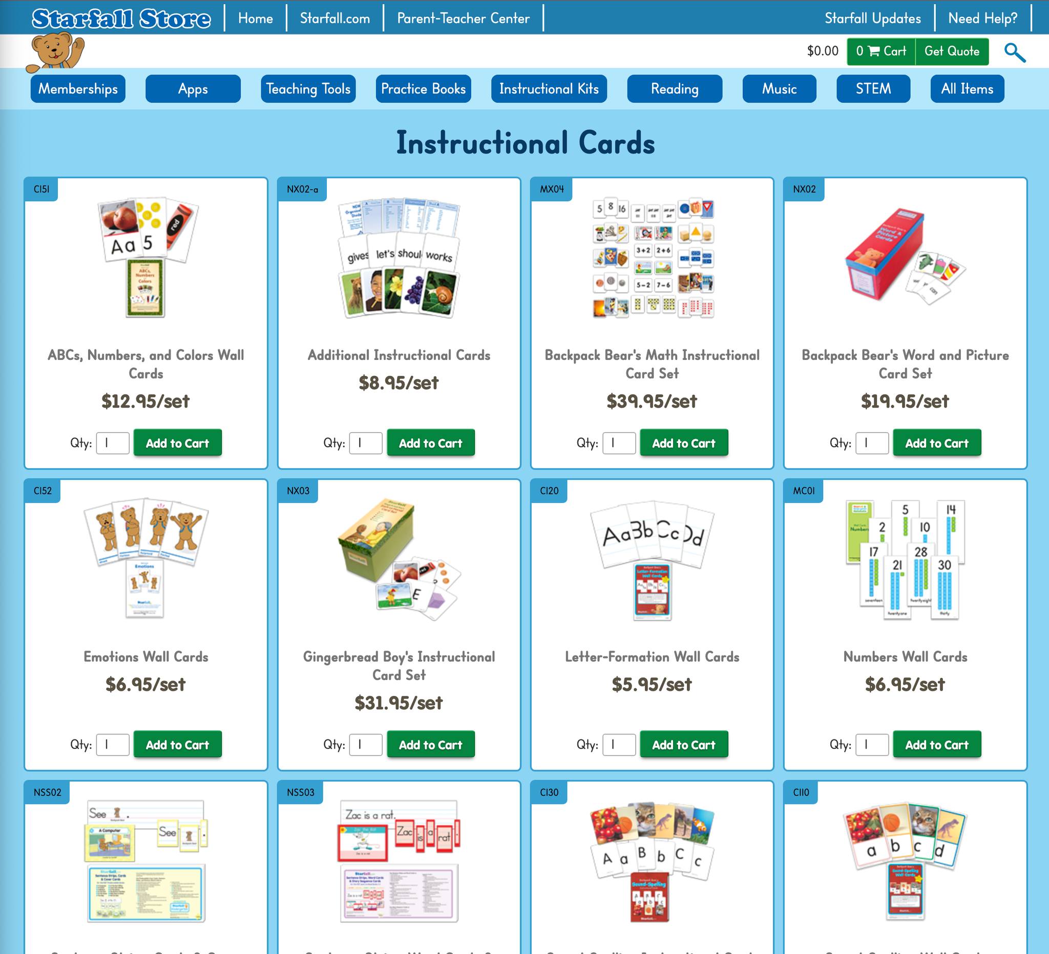 Need instructional cards... - Starfall Education Foundation | Facebook