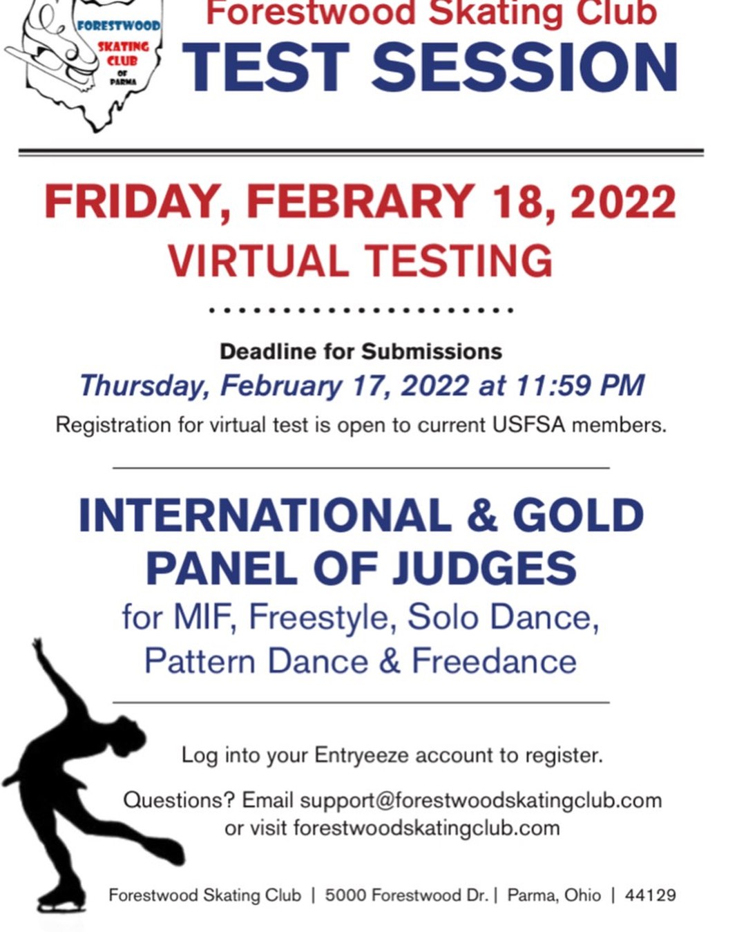 Opening Jan. 28.... - Forestwood Skating Club of Parma, Ohio | Facebook