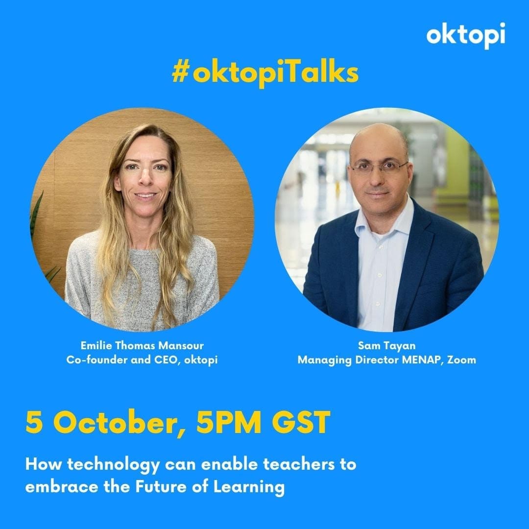 Arabnet - Don't miss #oktopiTalks with founder and CEO of Oktopi ...