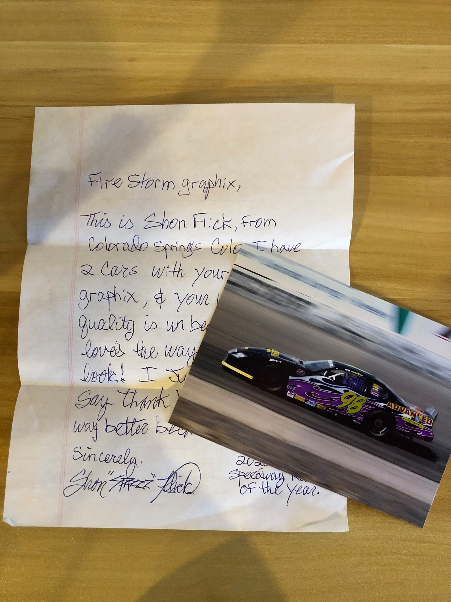 Our Team just receive an appreciation... - FireStorm Graphix