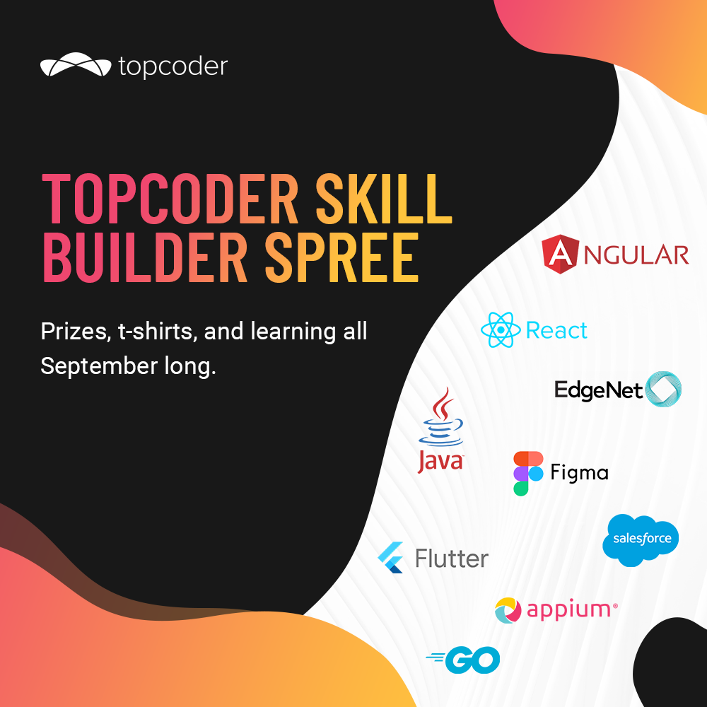 Topcoder - A new Skill Builder Spree is here! Advance... | Facebook