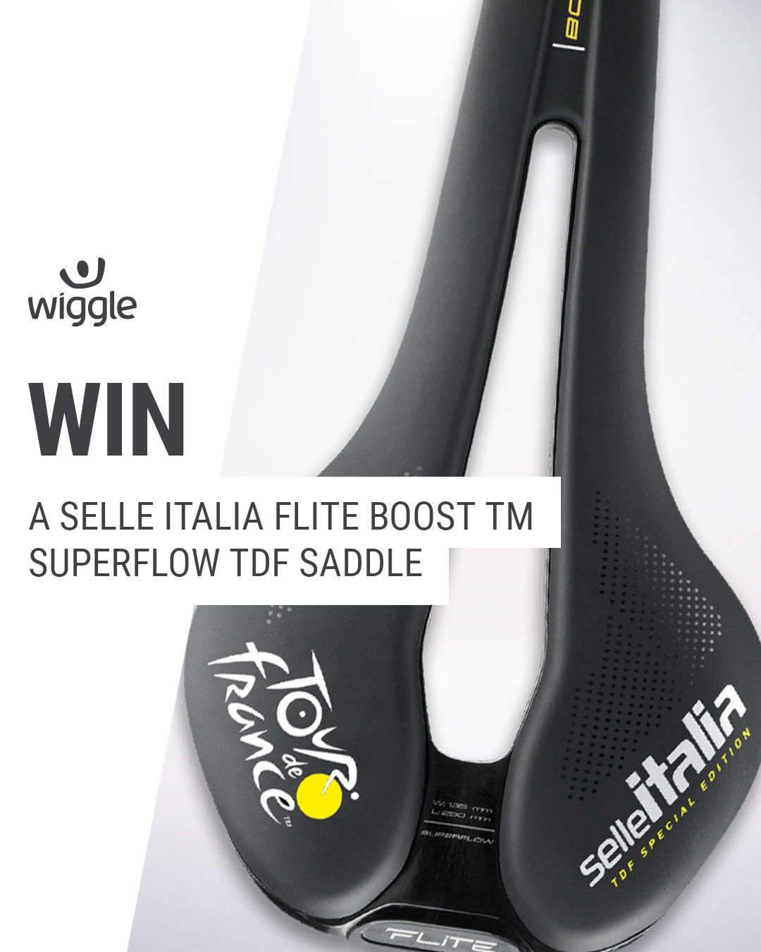 WIN a Selle Italia Flite Boost TM Superflow Tour de France Saddle