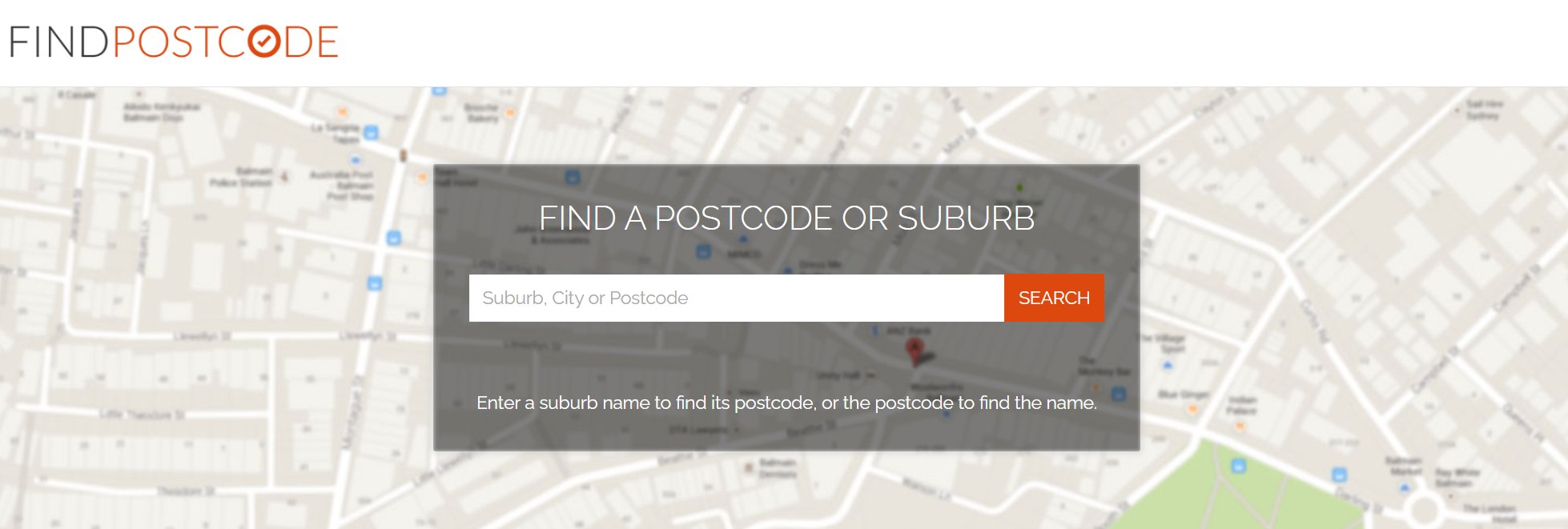 Find Postcode