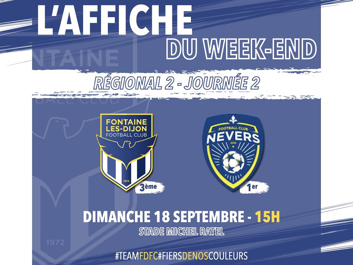 [AFFICHE DU... - Fontaine Lès Dijon Football Club - FDFC