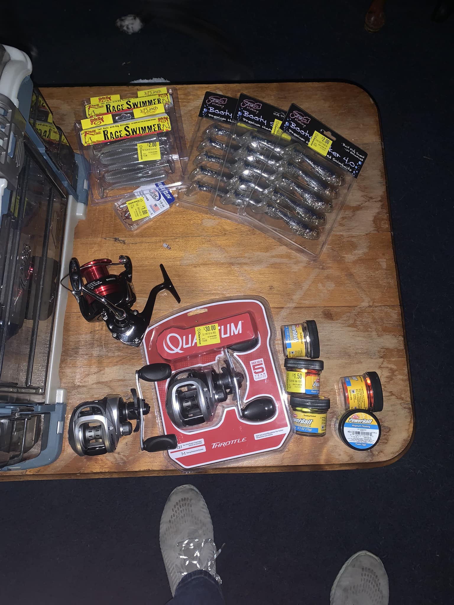 buzbe tackle box COLOUR:351 waterproof zipper allows the Shimano ANSC840B Neoprene Spinning handline
