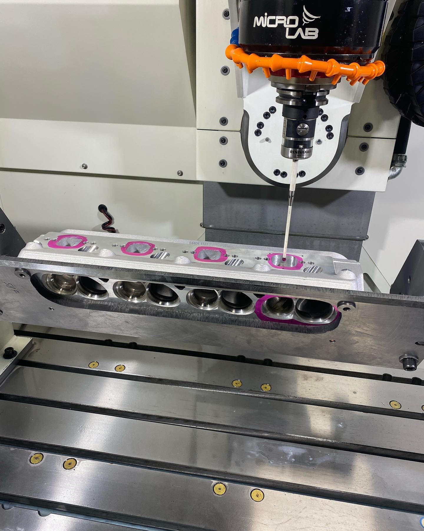 CNC-Motorsports - Digitizing a set of SB Ford heads for a...