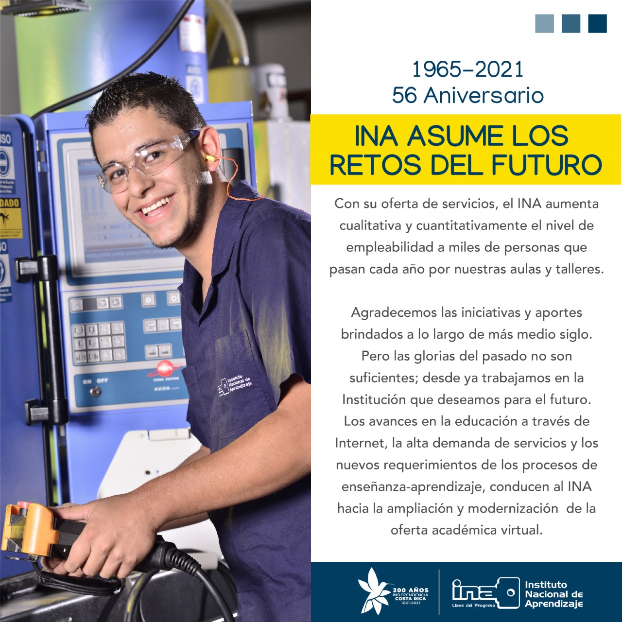 56 Aniversario:... - Instituto Nacional de Aprendizaje (INA)