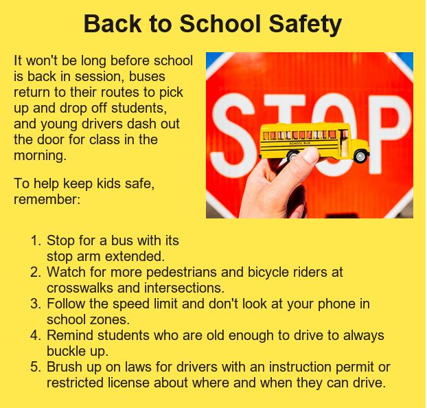 Some back to school tips to be... - Sedgwick County Sheriff