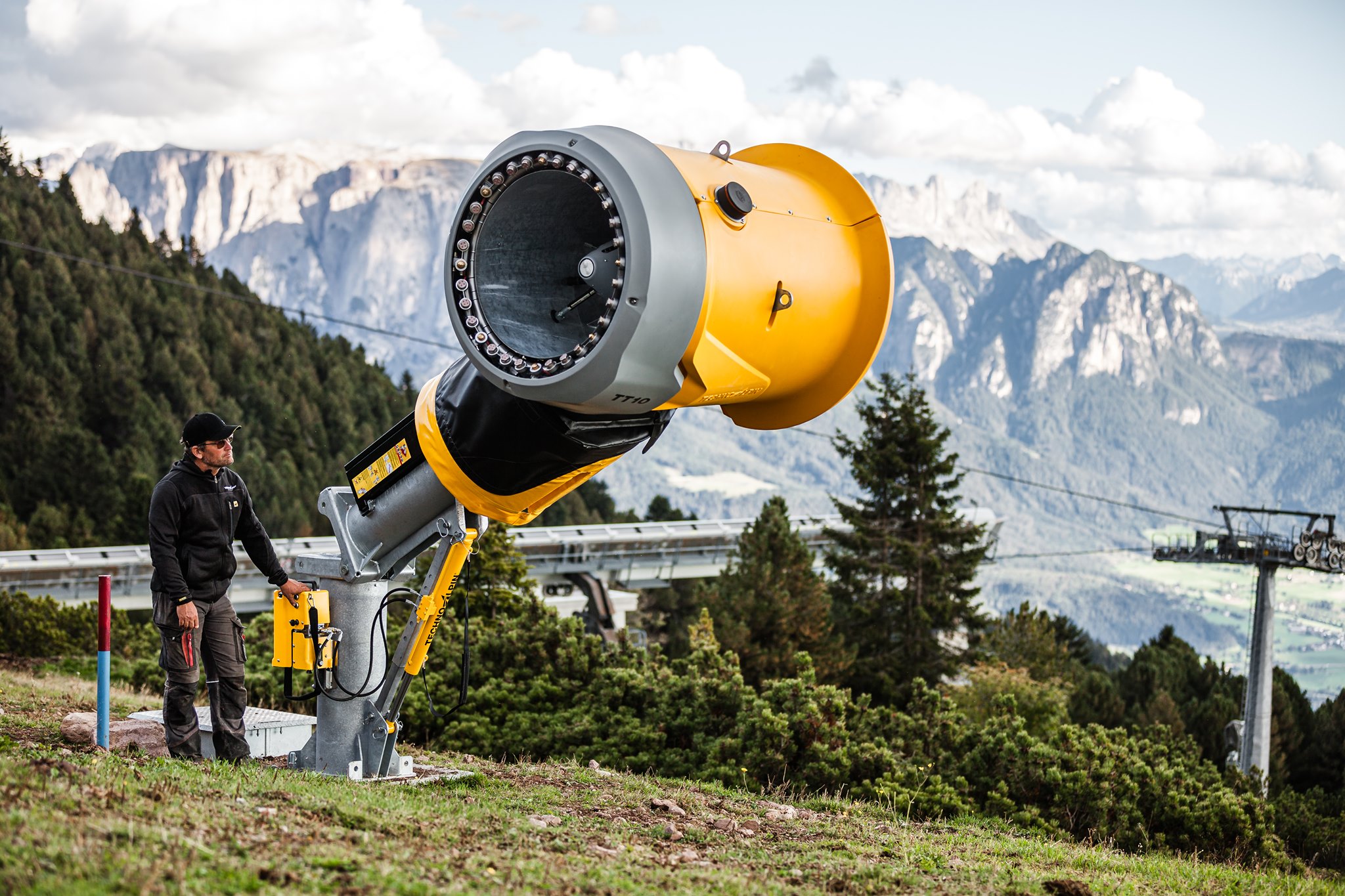 TechnoAlpin - The tiltable tower of our TT10 combines the... | Facebook