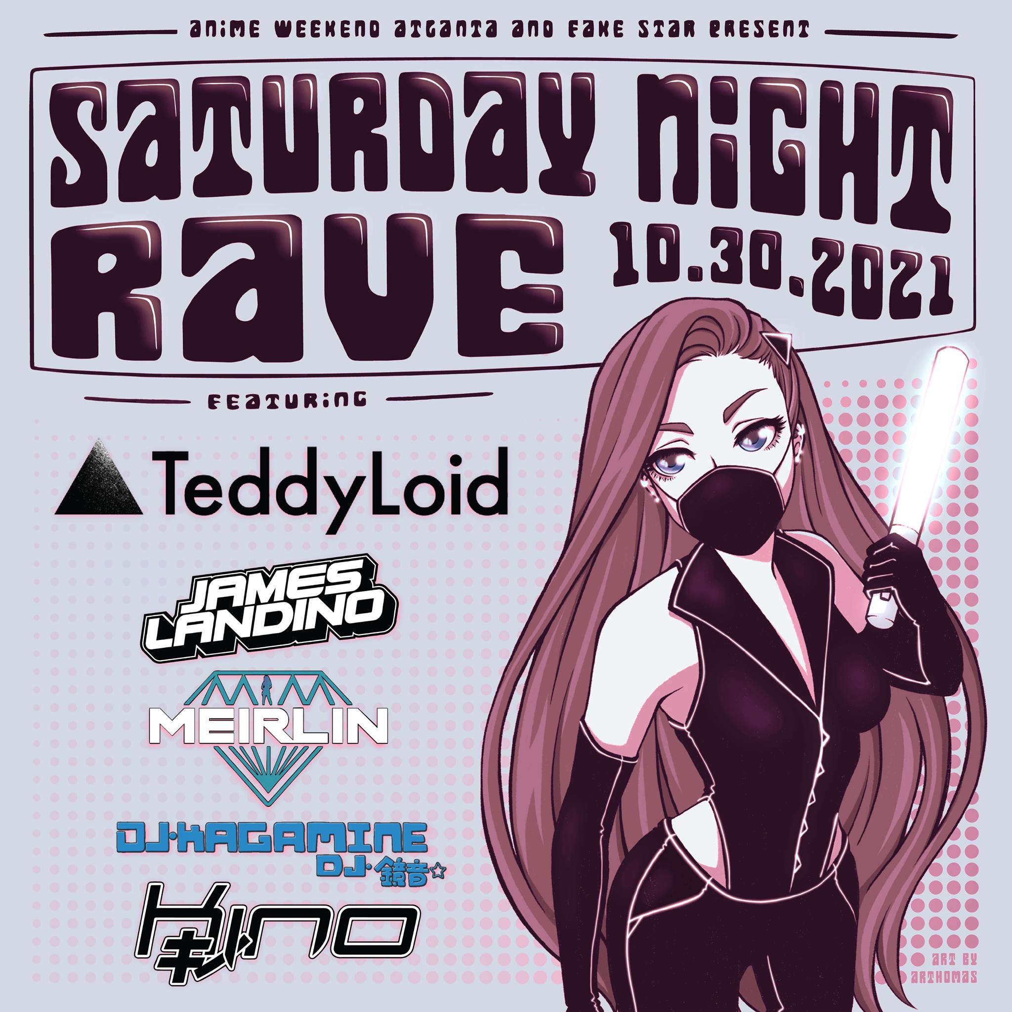 This year's Saturday Night Rave is... - Anime Weekend Atlanta | Facebook