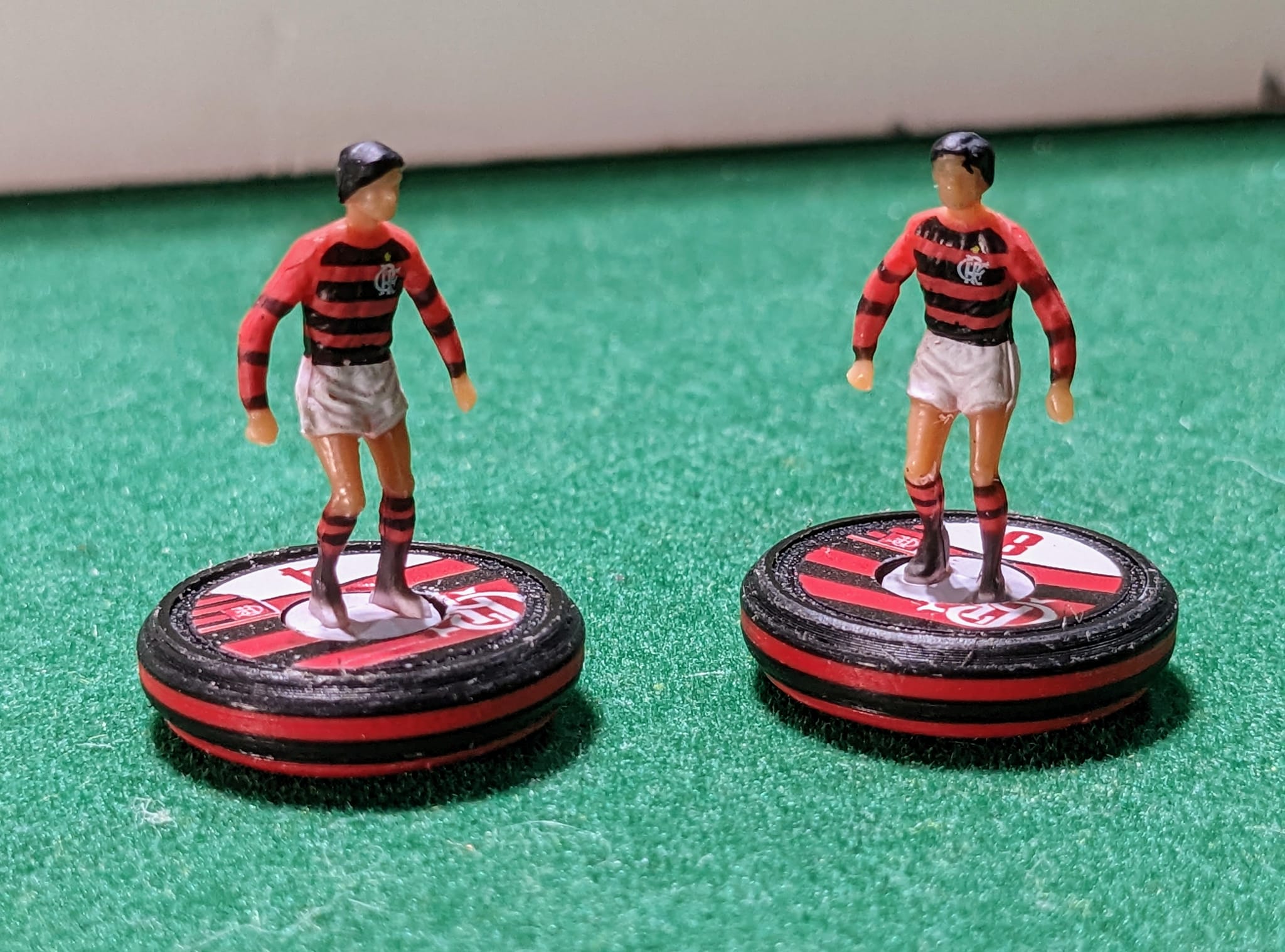 Custom 3D-printed Flamengo mascot figurine for soccer fans